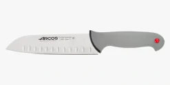 Couteau Santoku alvéolé Colour Prof 180 mm