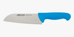 Couteau Santoku bleu 2900 180 mm