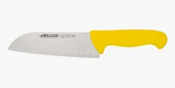 Couteau Santoku jaune 2900 180 mm