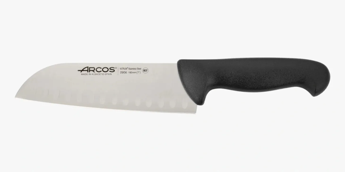 Couteau Santoku noir 2900 180 mm