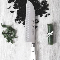 Couteau Santoku Riviera Blanc 180 mm