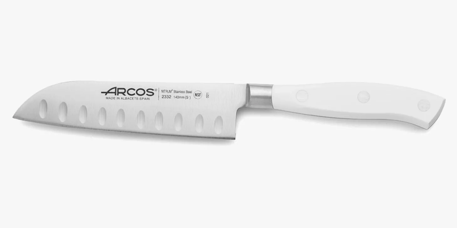 Couteau Santoku Riviera Blanc 140 mm