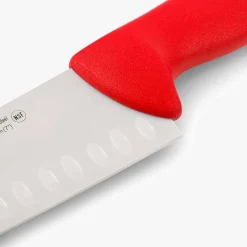 Couteau Santoku rouge 2900 180 mm