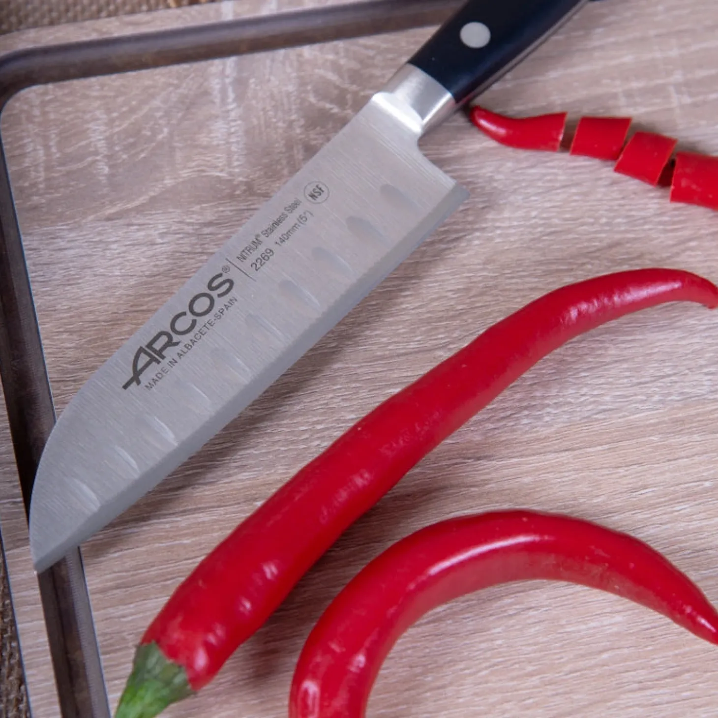 Couteau Santoku Série Opera 140 mm