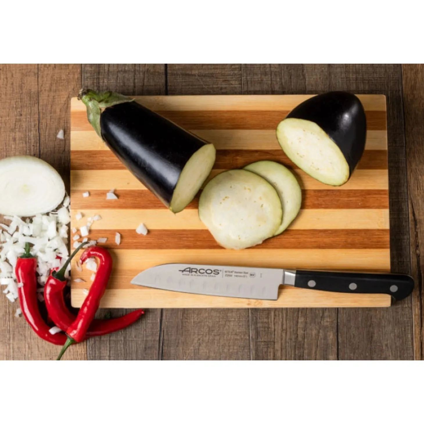 Couteau Santoku Série Opera 140 mm