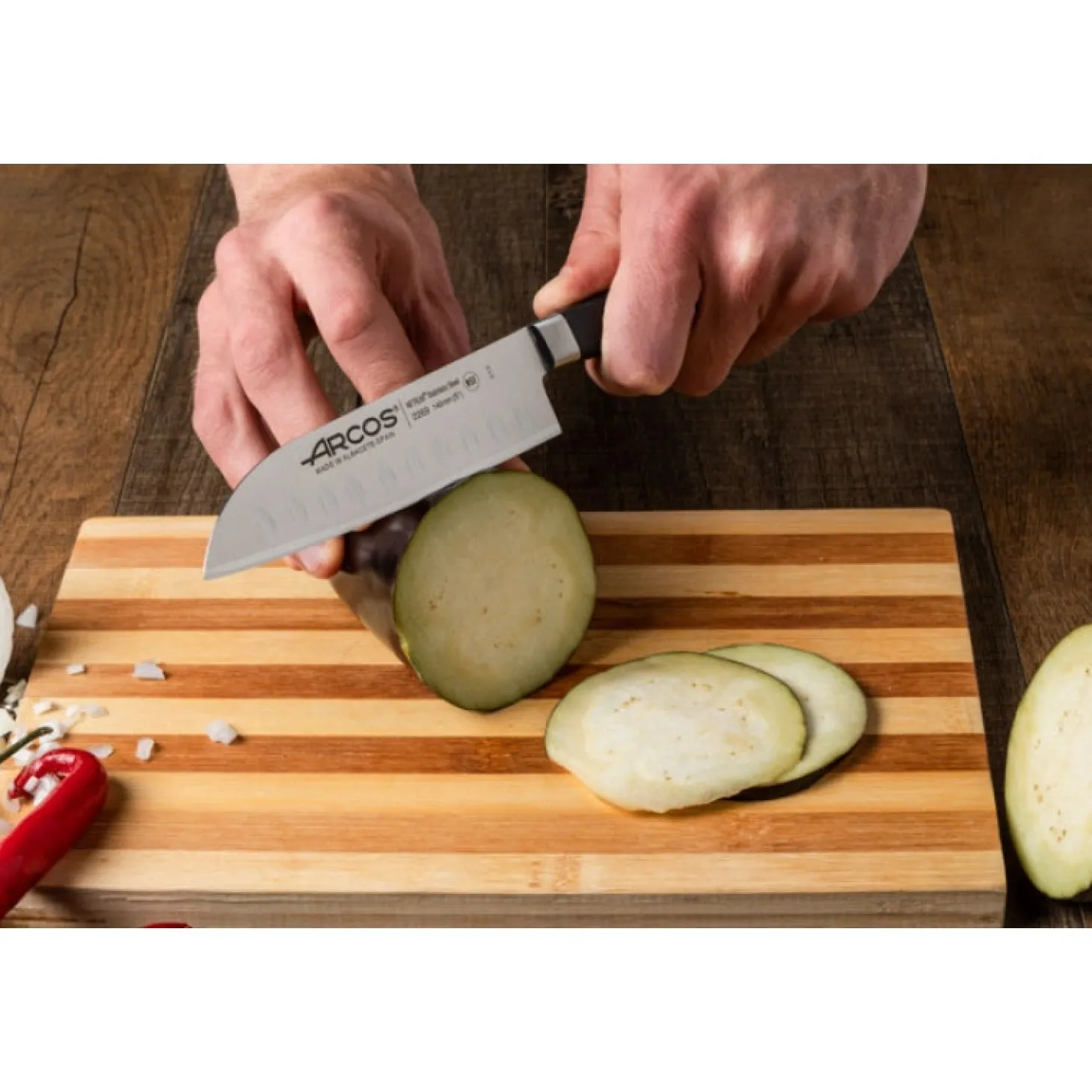 Couteau Santoku Série Opera 140 mm