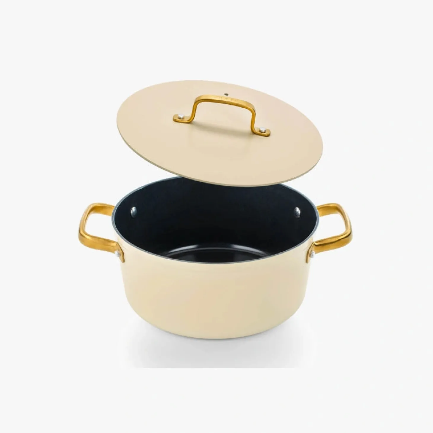 Faitout Antiadhésif Céramique Samoa Iconic beige 24 cm