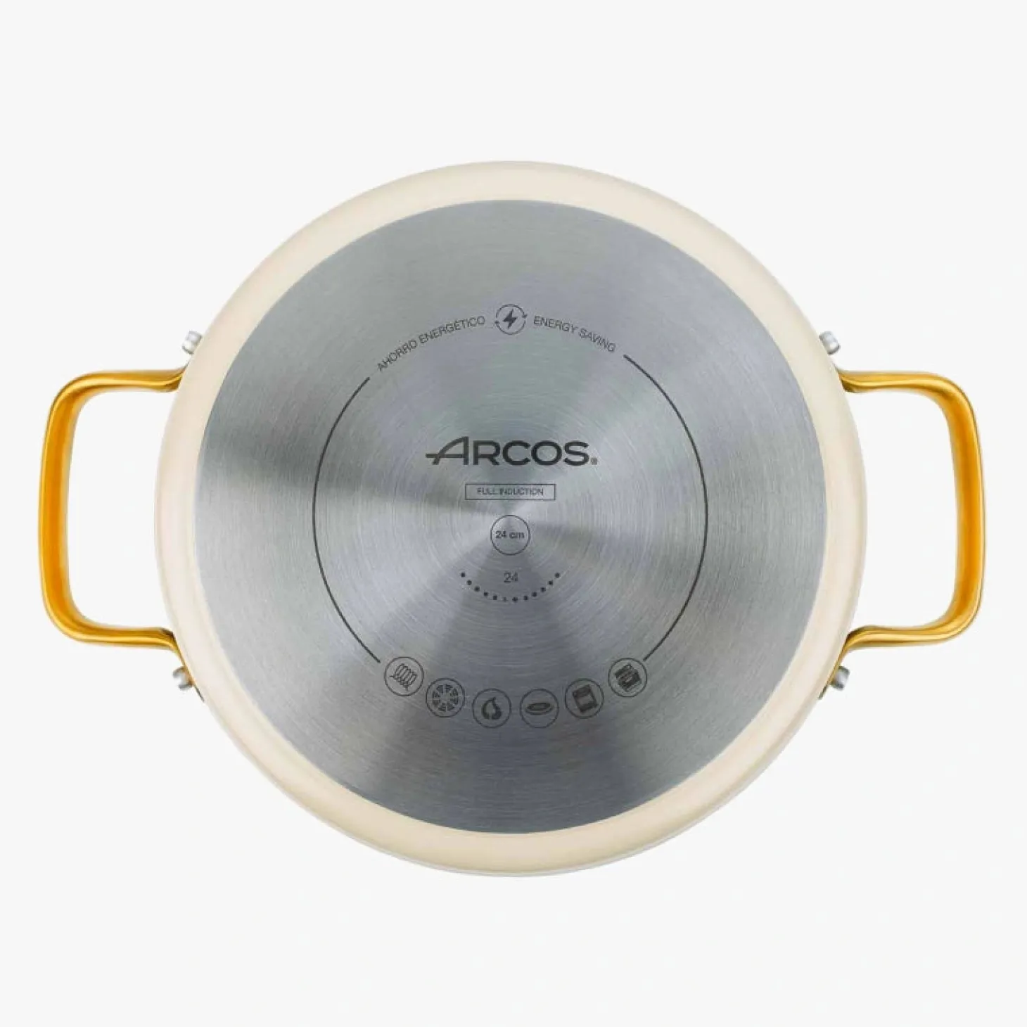 Faitout Antiadhésif Céramique Samoa Iconic beige 24 cm