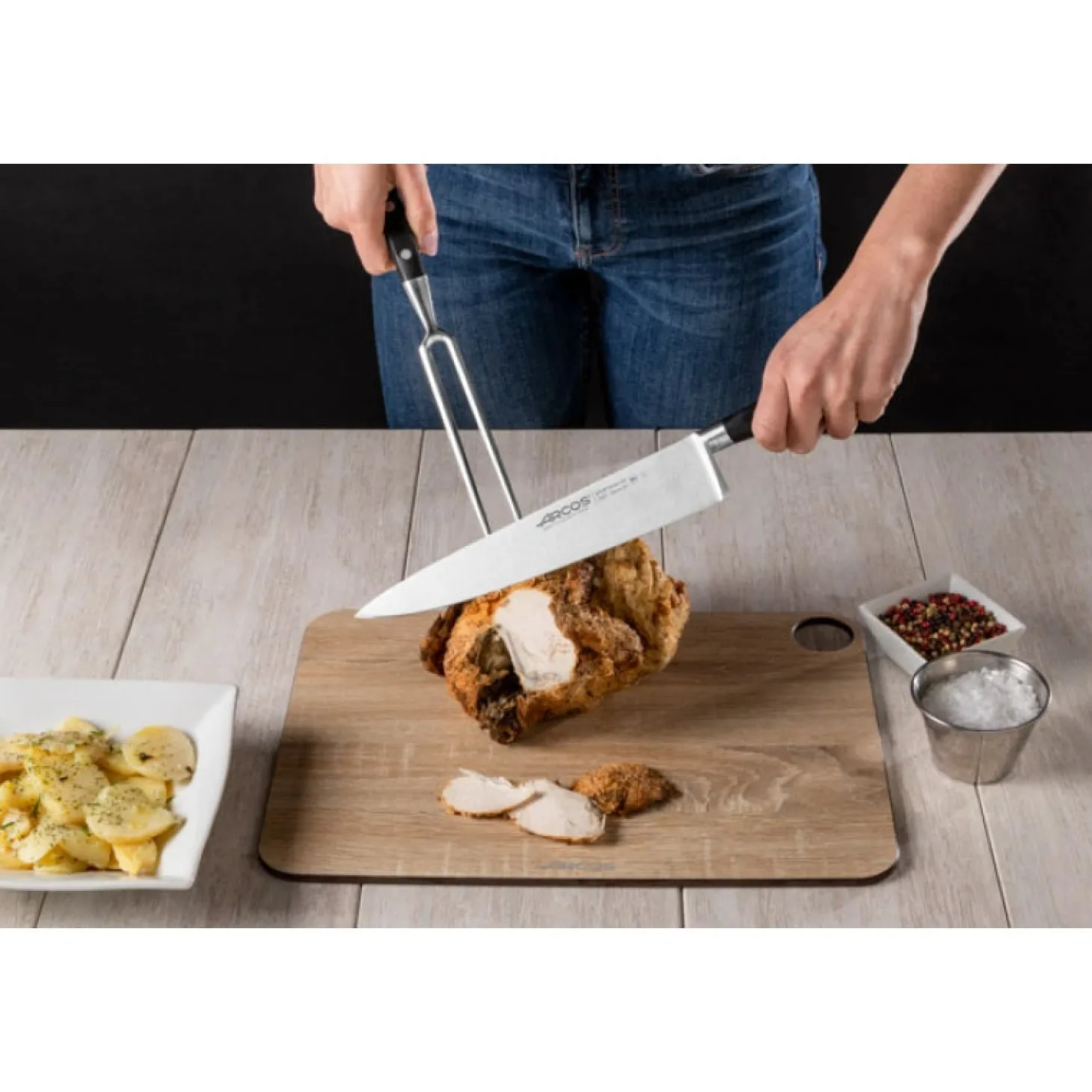 Fourchette à découper Riviera 180 mm