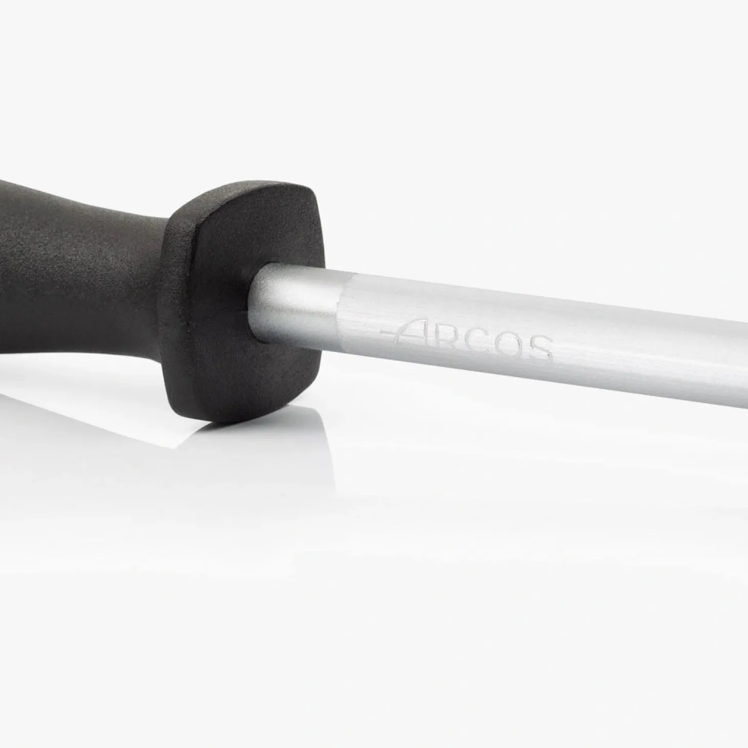 Fusil à aiguiser acier mèche ronde noir 230 mm / ⌀ 10 mm