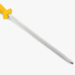Fusil à aiguiser chrome mèche ronde 300 mm / Ø13 mm jaune