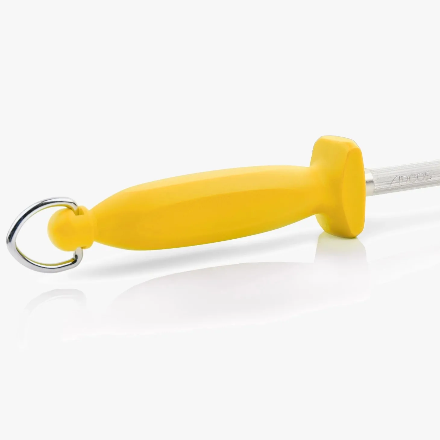 Fusil à aiguiser chrome mèche ronde 300 mm / Ø13 mm jaune