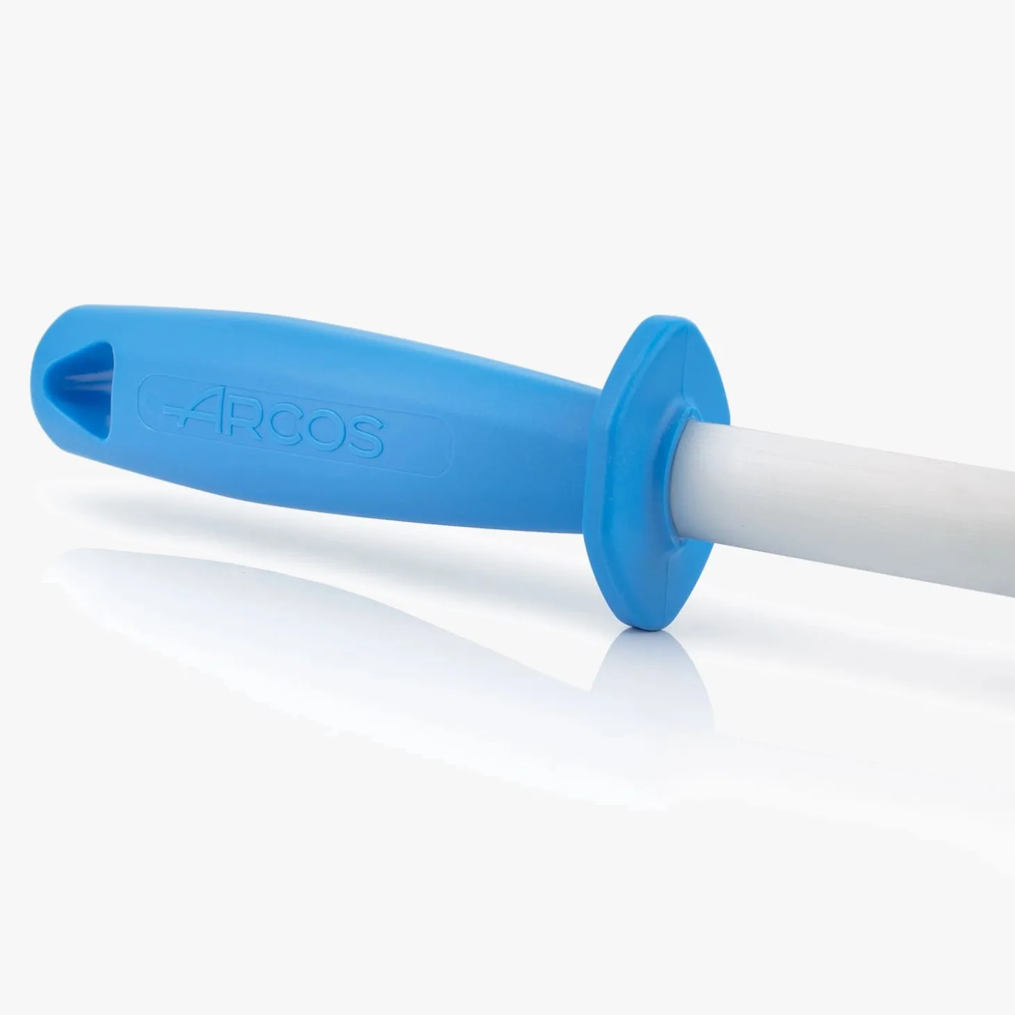 Fusil Ovale à Grain Extra Fin Couleur Bleue 350 mm / Ø20 mm