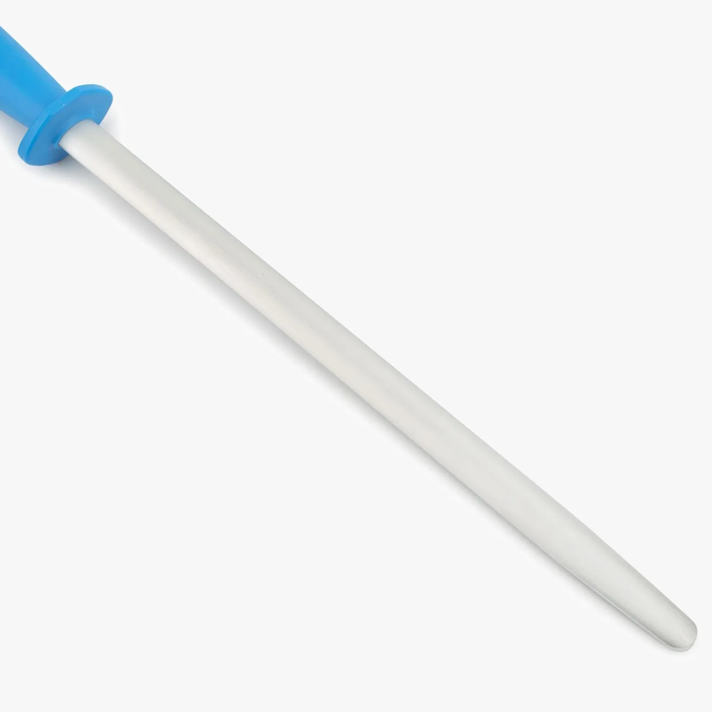 Fusil Ovale à Grain Extra Fin Couleur Bleue 350 mm / Ø20 mm