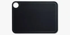Planche à découper noire avec rigole 330 X 230 mm