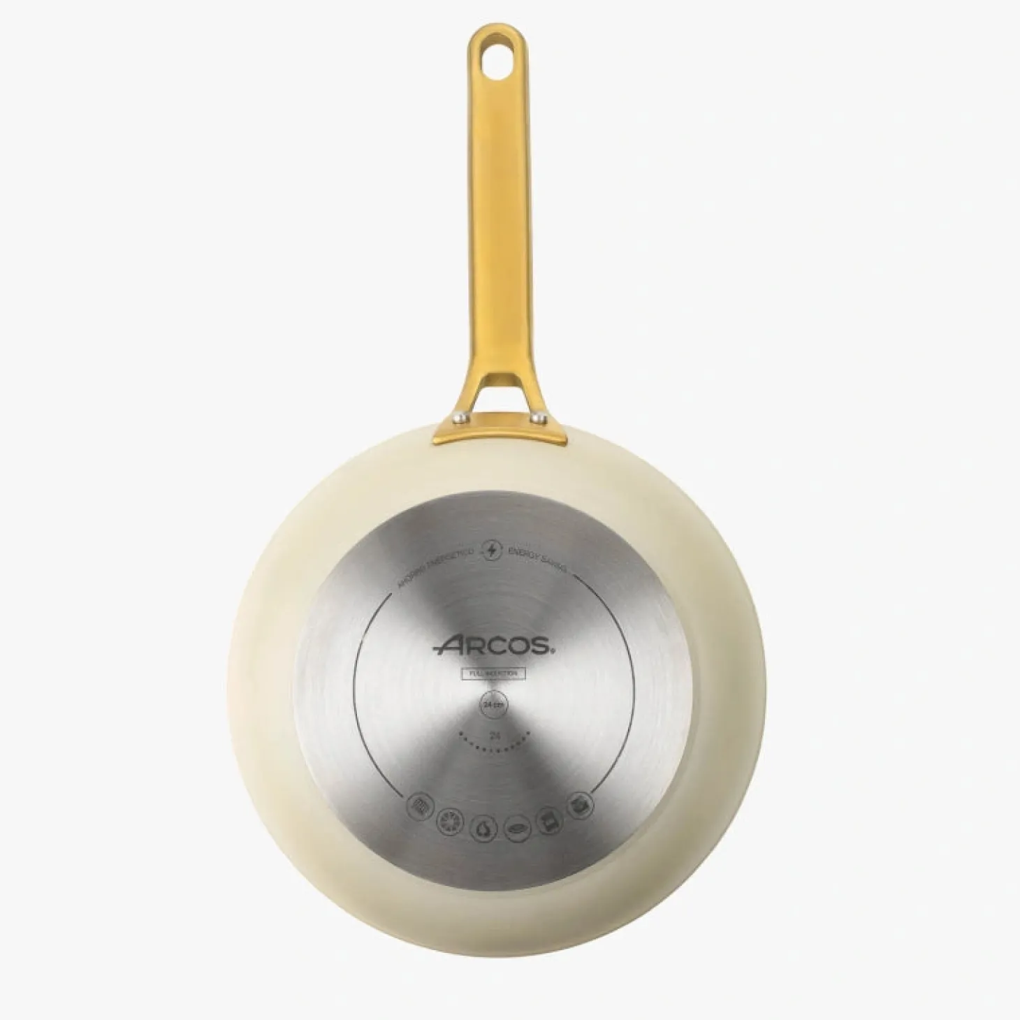 Poêle Antiadhésive Céramique Samoa Iconic beige 24 cm