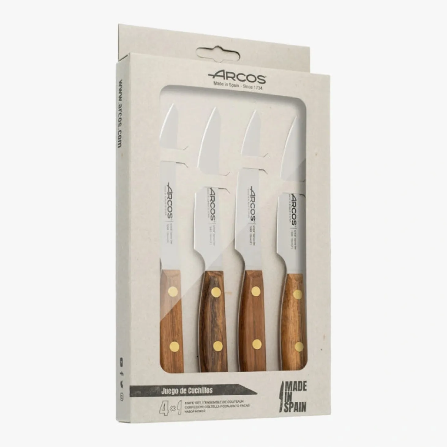 Set 4 couteaux à steak Nórdika 100 mm