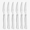 Set de 6 couteaux à steak forgés en acier inoxydable