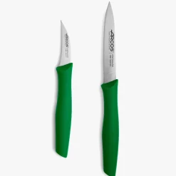 Set de 2 couteaux office et éplucheur vert Nova