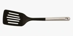 Spatule Ajourée en Acier Inoxydable et Silicone 339 mm