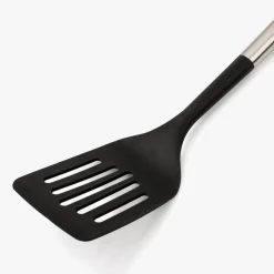 Spatule Ajourée en Acier Inoxydable et Silicone 339 mm
